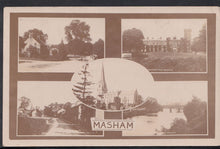 Load image into Gallery viewer, Yorkshire Postcard - Views of Masham   V40
