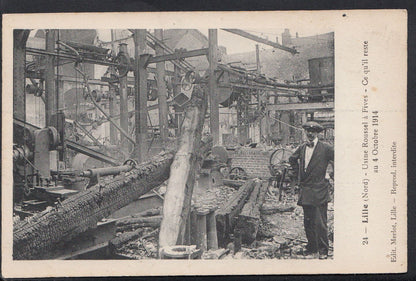 France Postcard - Lille (Nord) - Usine Roussel a Fives - Ce Qu'il Reste   BH6258