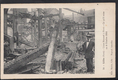 France Postcard - Lille (Nord) - Usine Roussel a Fives - Ce Qu'il Reste   BH6258