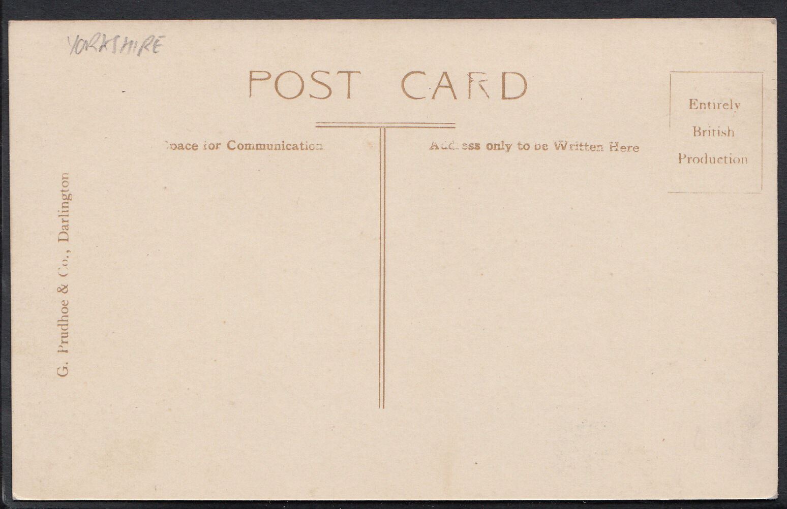 Durham Postcard - Middleton-On-Row     V1459
