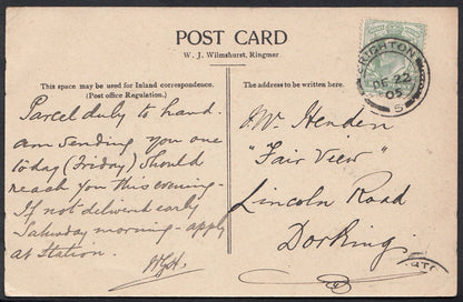 Sussex Postcard - Lower Clay Hill, Ringmer  Ref.109 