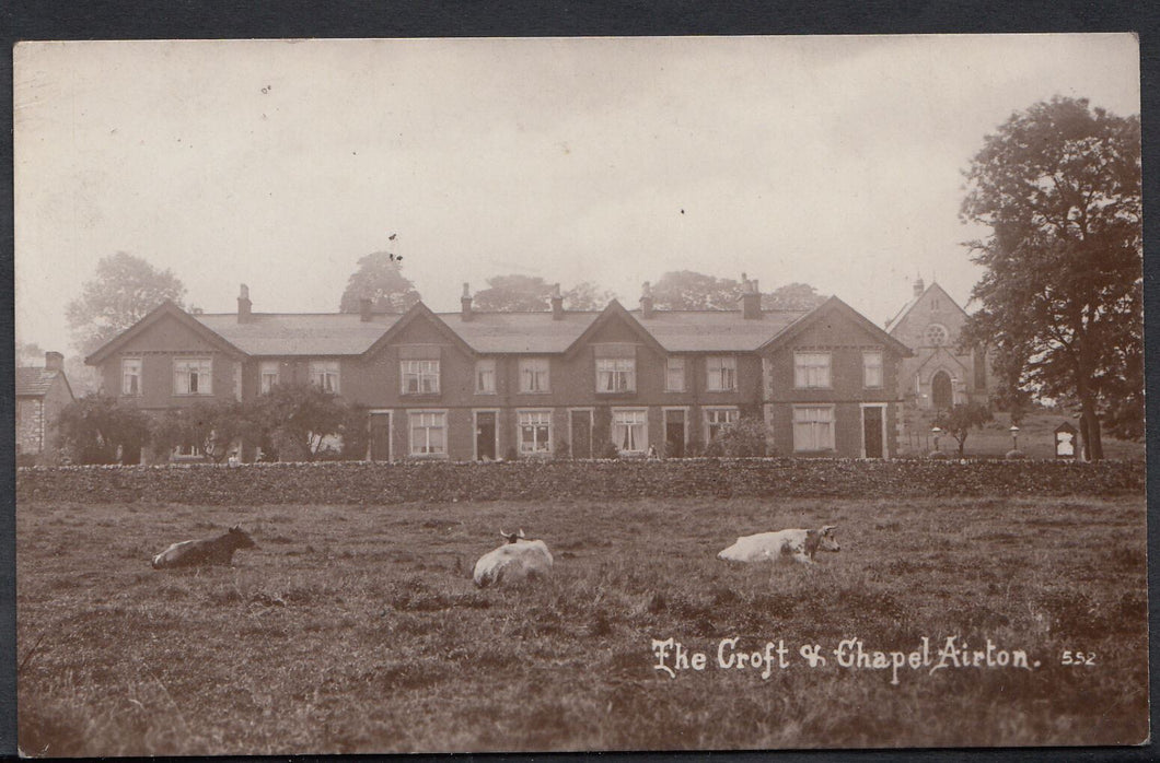 Yorkshire Postcard - The Croft and Chapel, Airton    W379