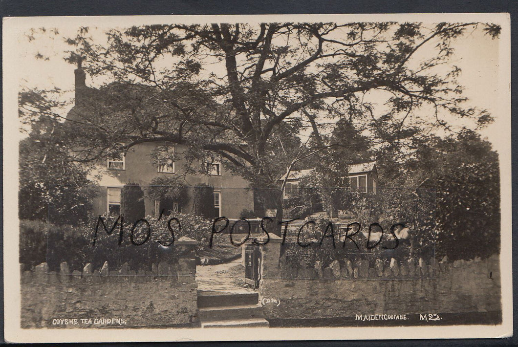 Devon Postcard - Coyshs Tea Gardens, Maidencoombe   A4534