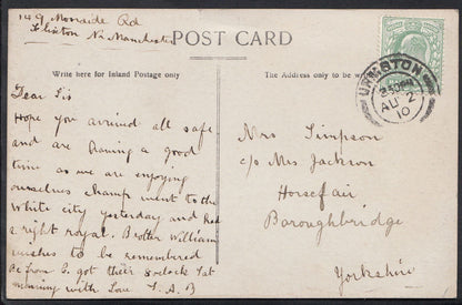 Lancashire Postcard - Church Road, Urmston S108