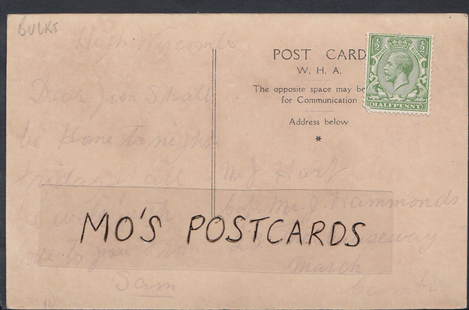 Buckinghamshire Postcard - The Pedestal, West Wycombe     RT403