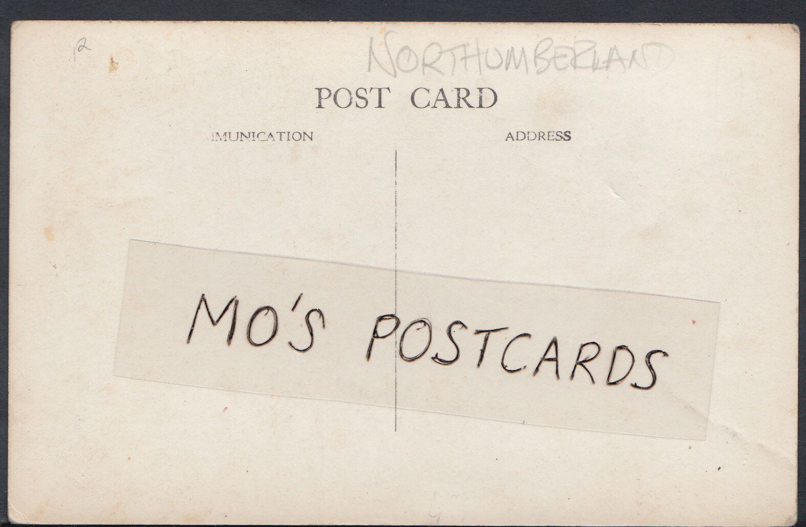 Northumberland Postcard - Parish Church and West Street, Belford   A8643
