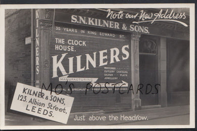 Yorkshire Postcard- S.N.Kilner & Sons Opticians Shop,Albion Street, Leeds RT1402
