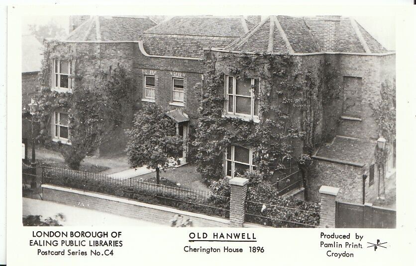 London Postcard - Ealing, Old Hanwell, Cherington House 1896 - SW16296
