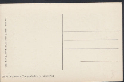 France Postcard - Bastia (Corse) - Vue Generale - Le Vieux Port   RT955