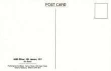 Load image into Gallery viewer, Military Postcard - Regiments - AB8/5 Officer, 19th Lancers, 1817 - RR8382
