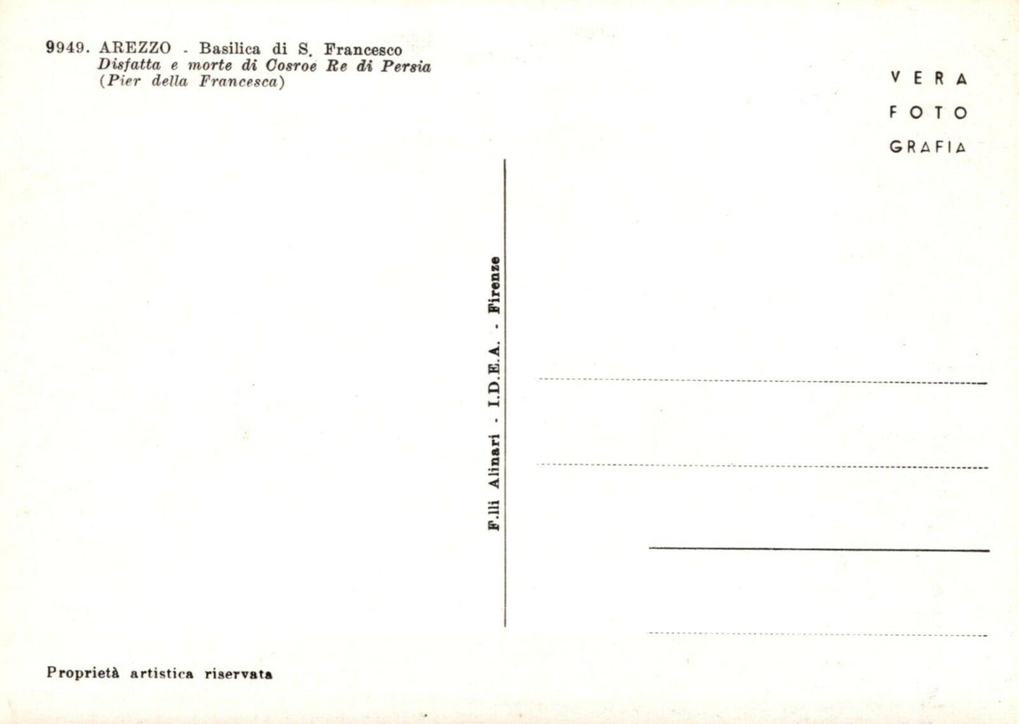 Italy Postcard - Arezzo - Basilica Di S.Francesco  RRR434
