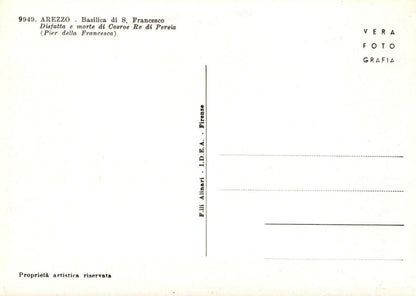 Italy Postcard - Arezzo - Basilica Di S.Francesco  RRR434