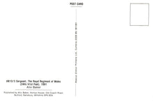 Load image into Gallery viewer, Military Postcard - Sergeant, The Royal Regiment of Wales, 1991 - RR9157  
