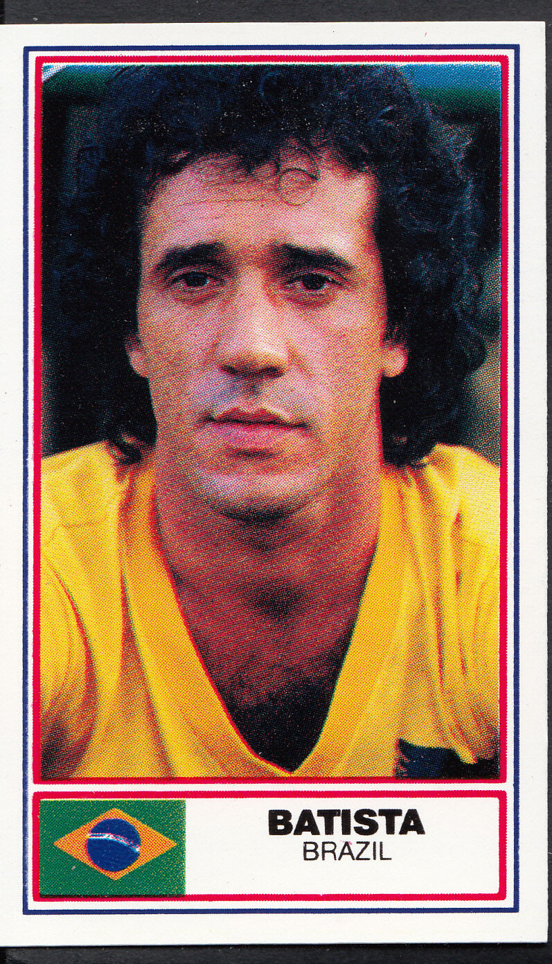 Rothmans Football Card - International Stars, Batista, Brazil