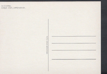 Shipping Postcard - M/S Katrilli, Karelia Lines, Lappeenranta  RT2415