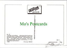 Load image into Gallery viewer, Headline Postcard - First Men on The Moon
