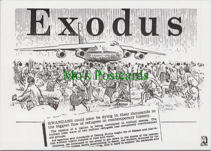 Headline Postcard - Rwandan Refugee Exodus