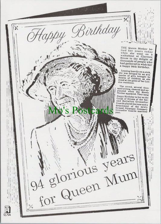 Royalty Postcard - The Queen Mother