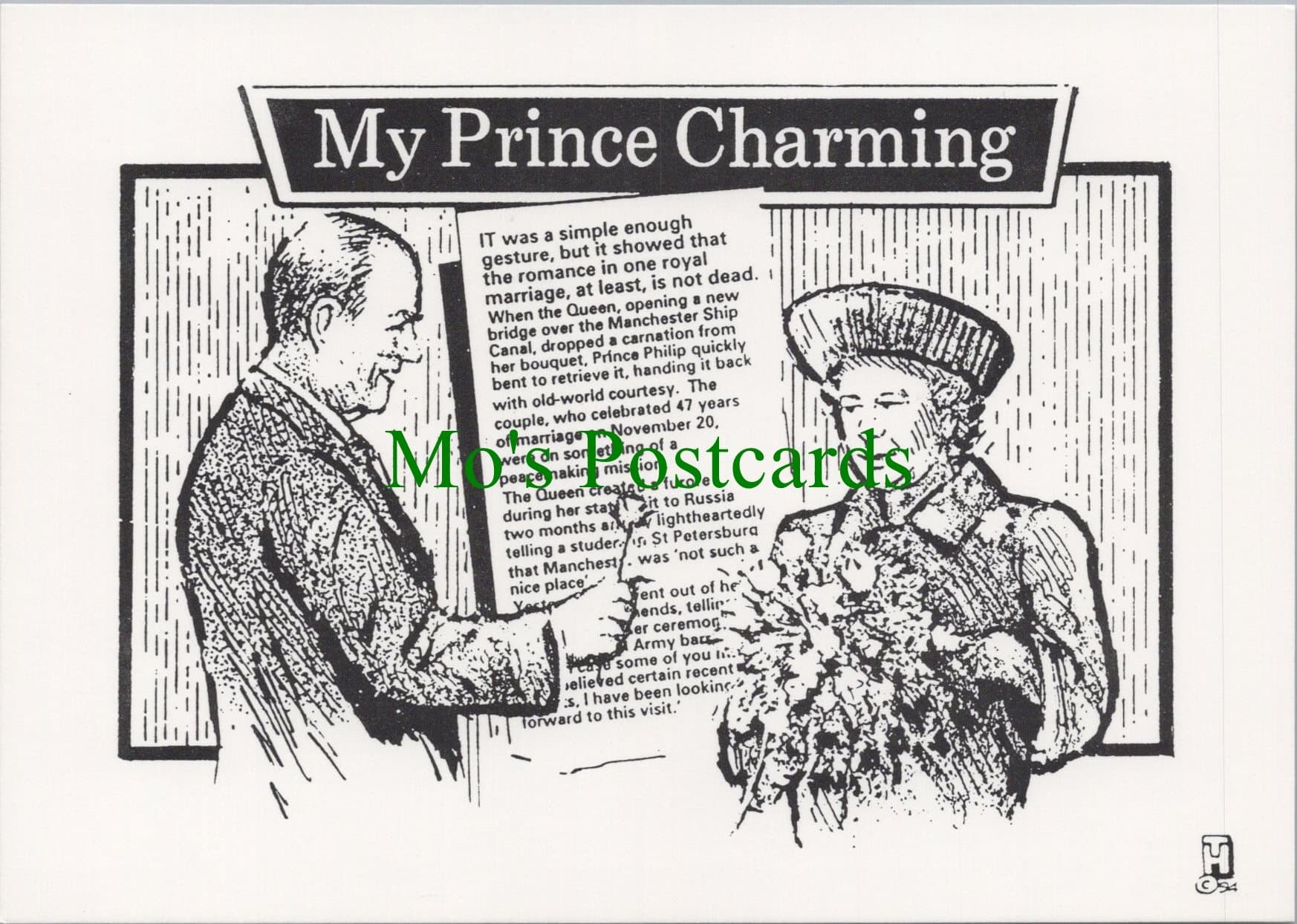 Royalty Postcard - The Queen & Prince Philip
