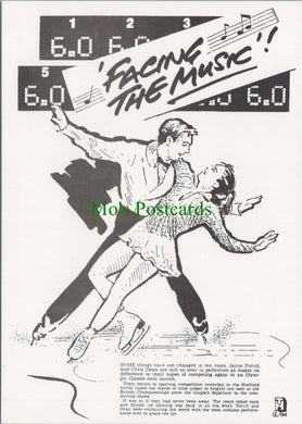 Ice Skating Postcard - Torvill and Dean