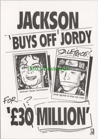 Music Postcard - Michael Jackson