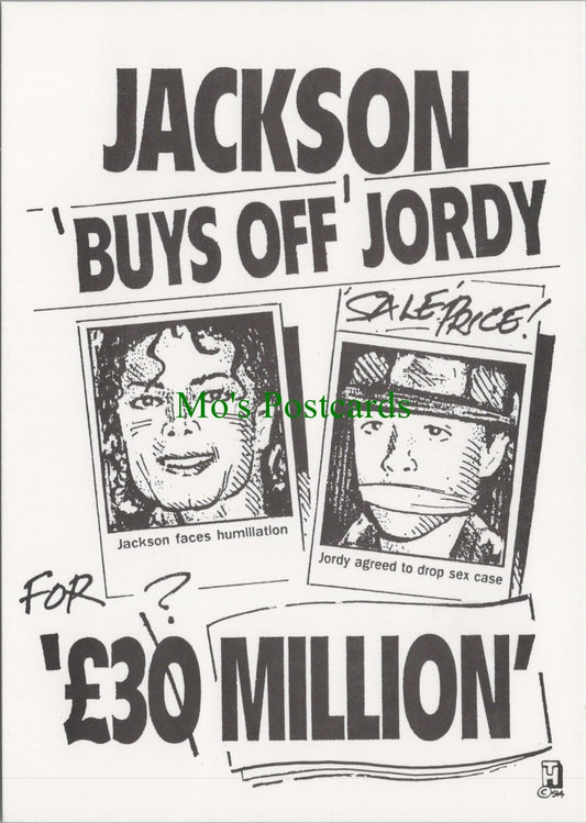 Music Postcard - Michael Jackson
