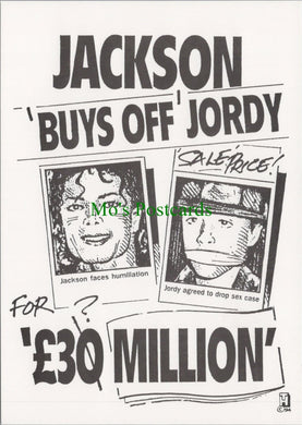 Music Postcard - Michael Jackson