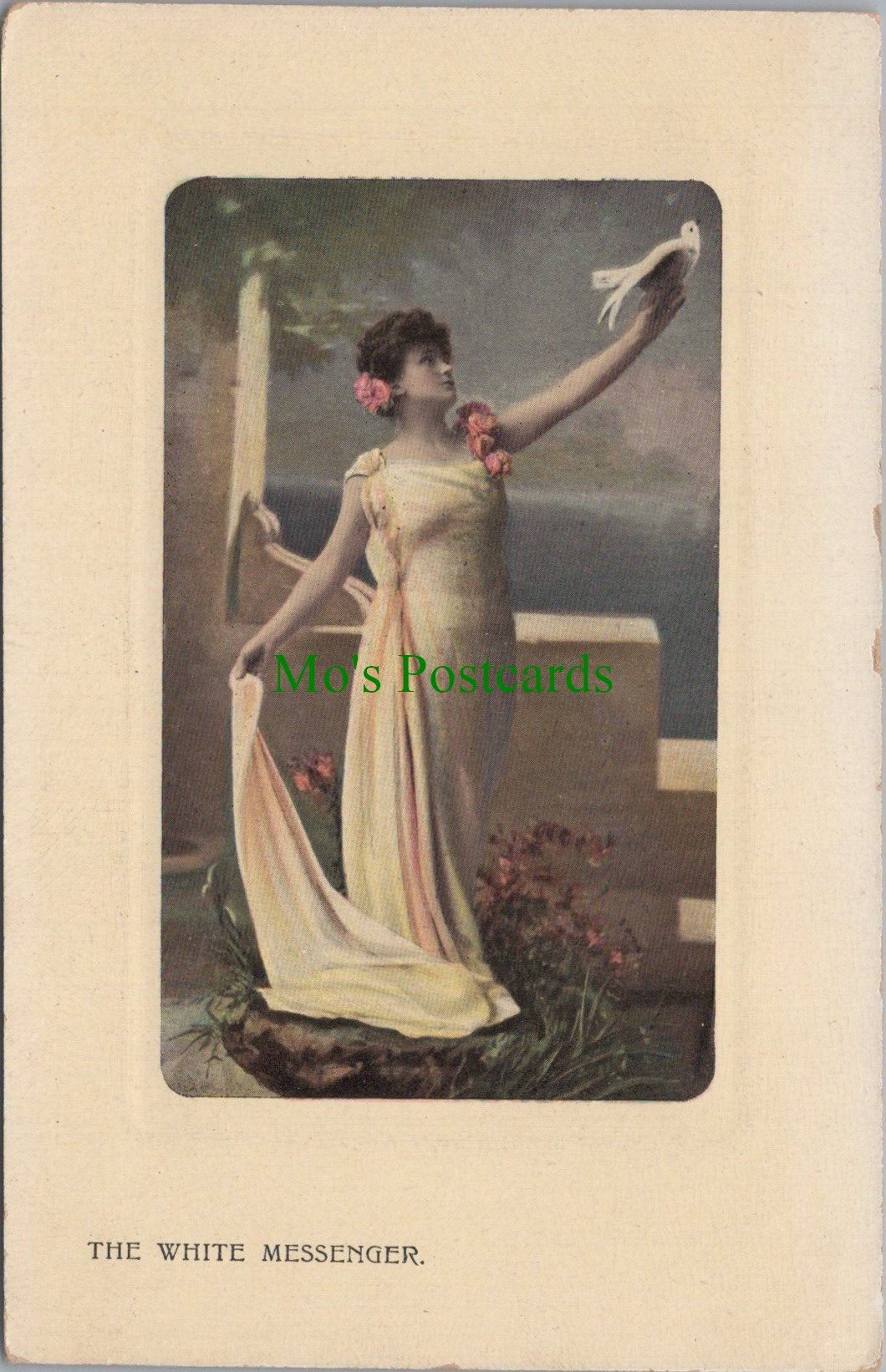 Glamour Postcard, The White Messenger SW9516