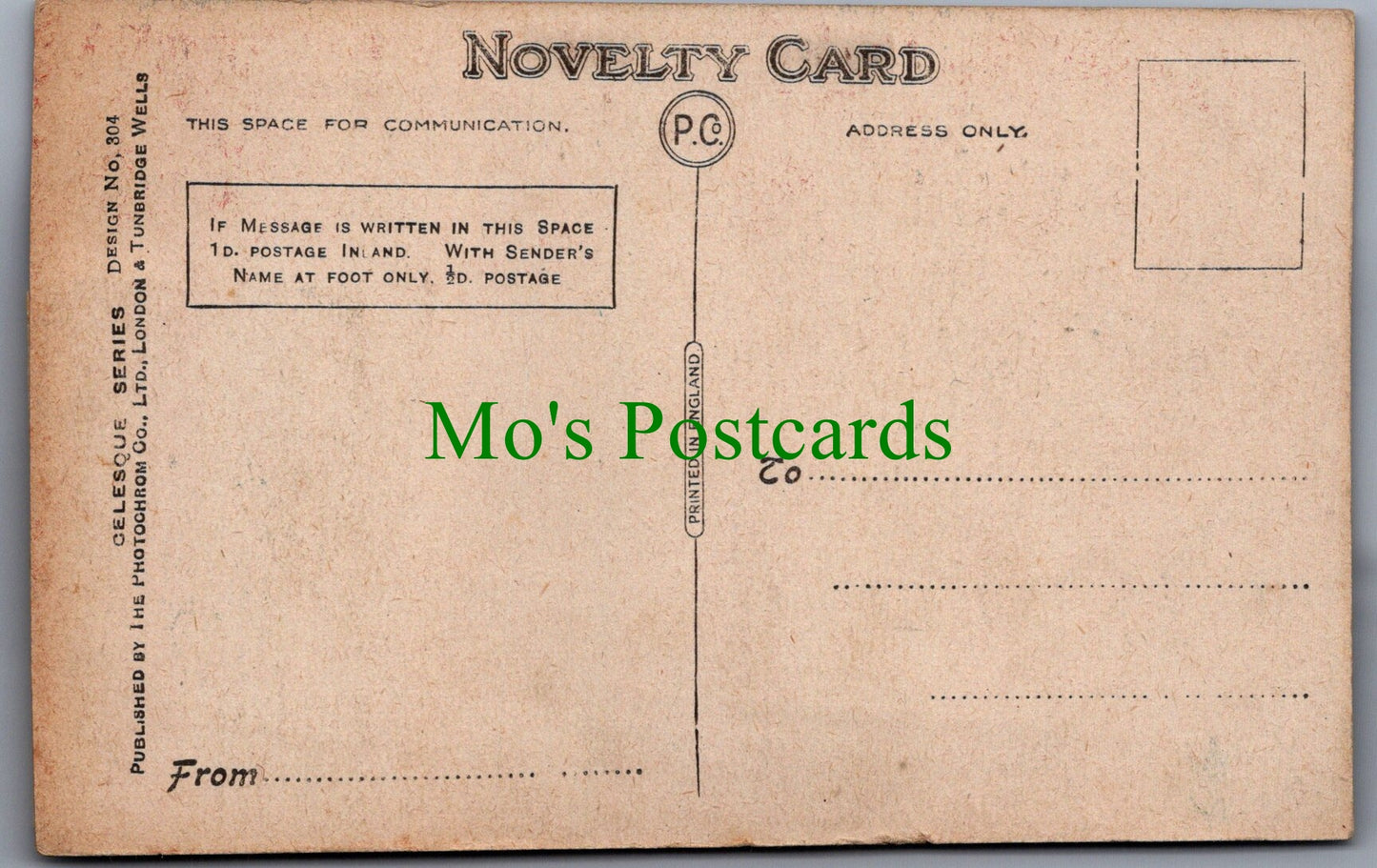 Novelty Postcard, Good Tidings From Canterbury