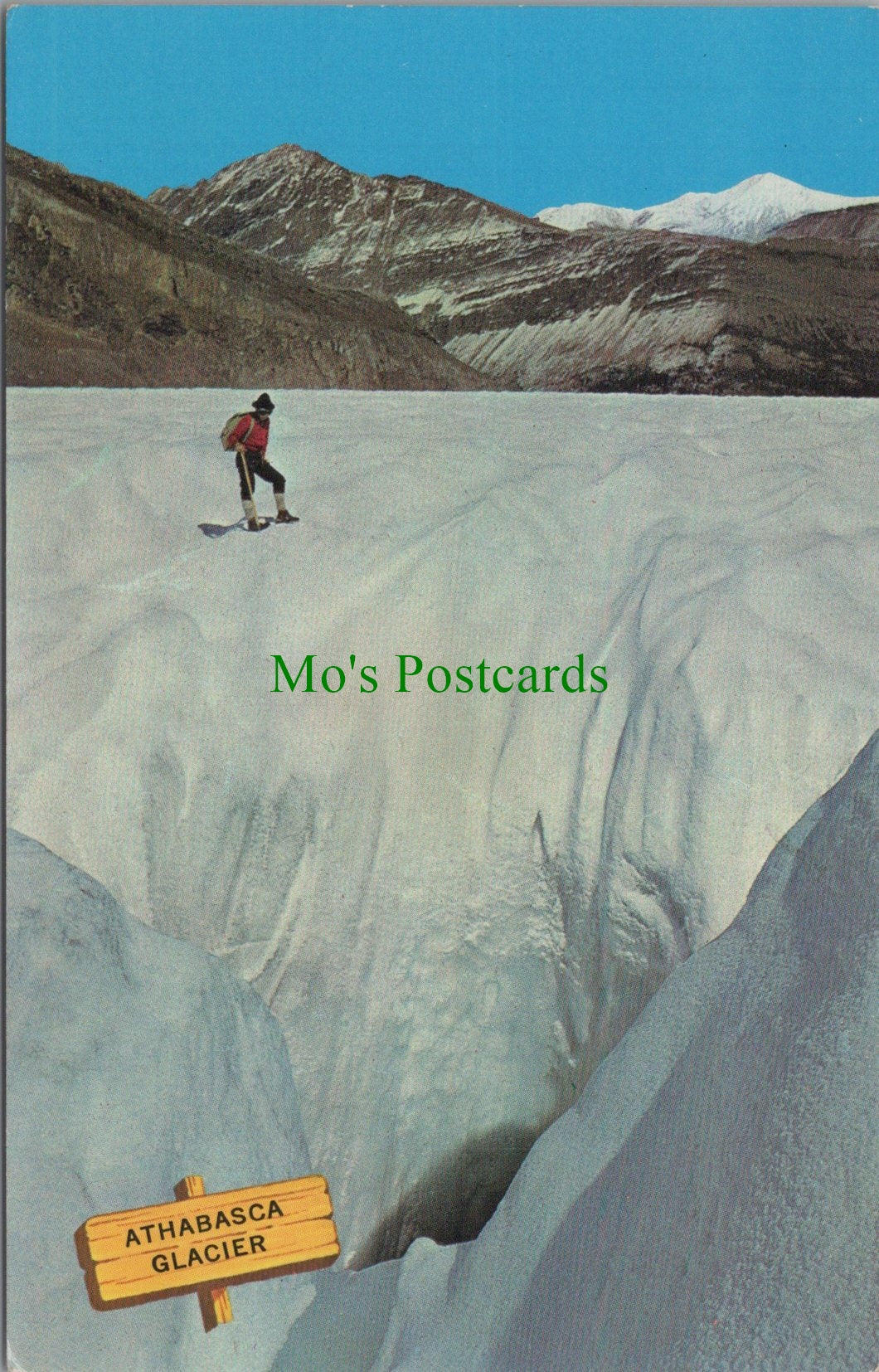 "Moulin" on Athabasca Glacier, Canadian Rockies