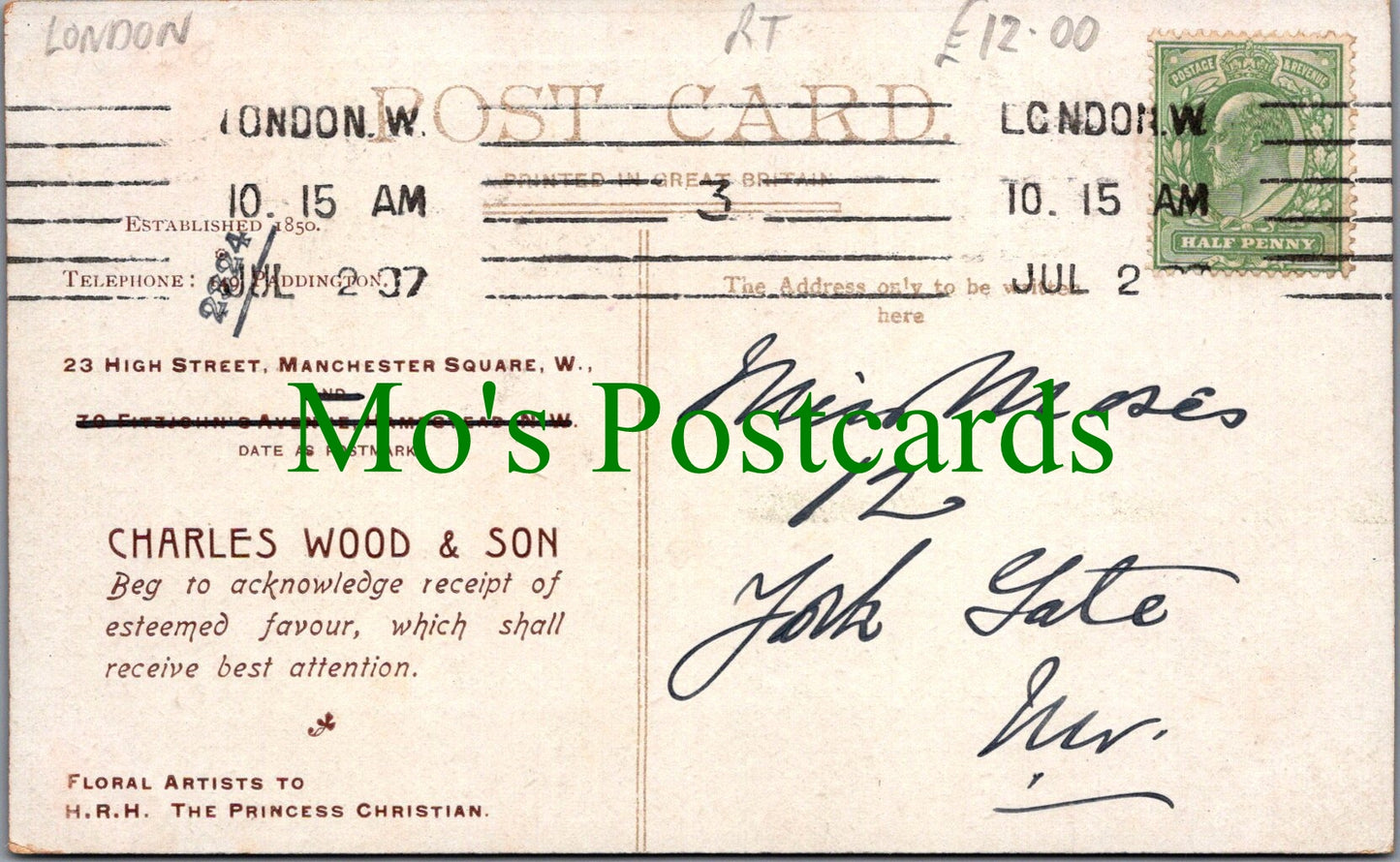 Charles Wood & Son Florists, London