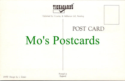 Greetings Postcard, Holiday Best Wishes