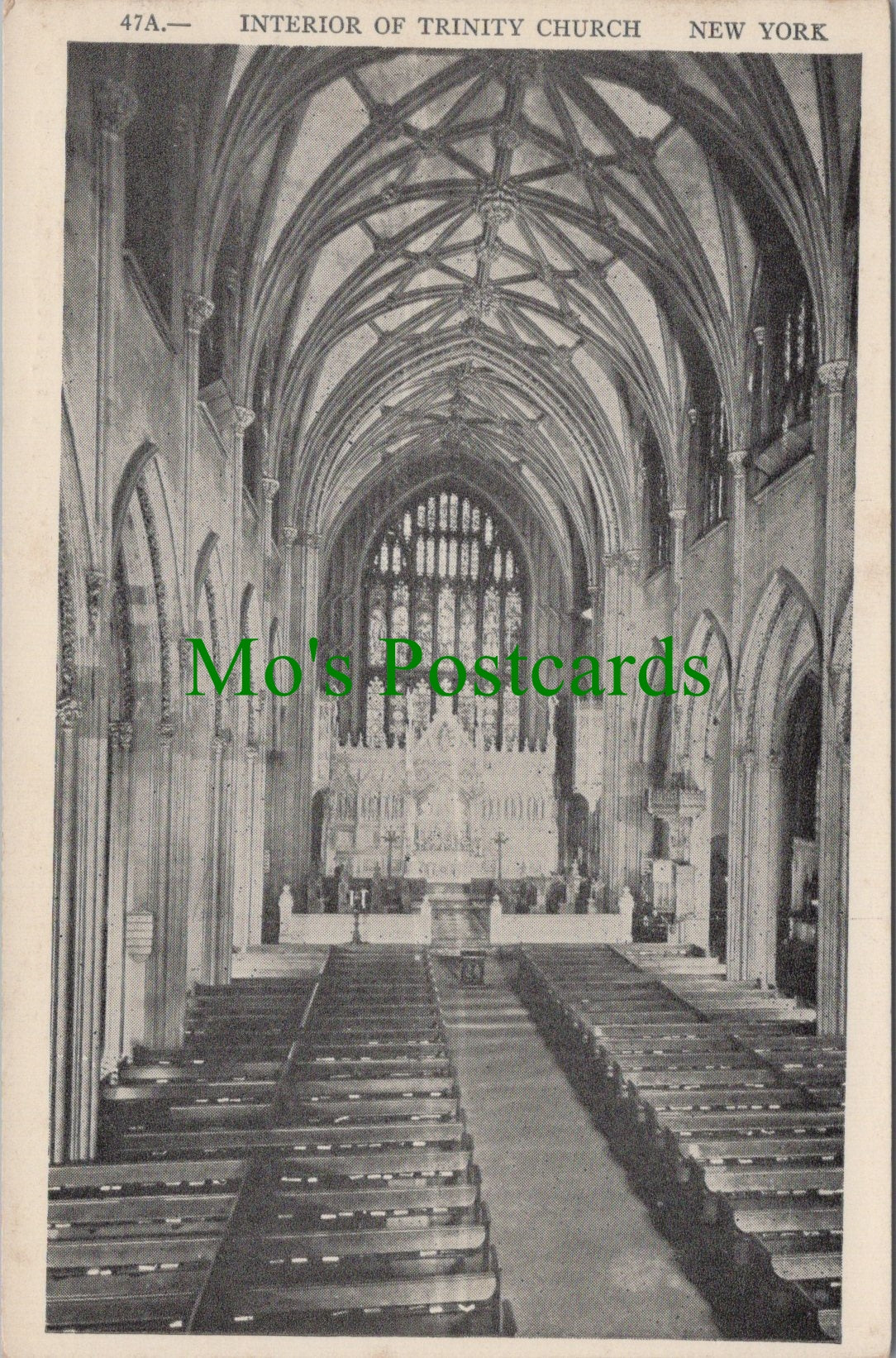 Interior of Trinity Church, New York
