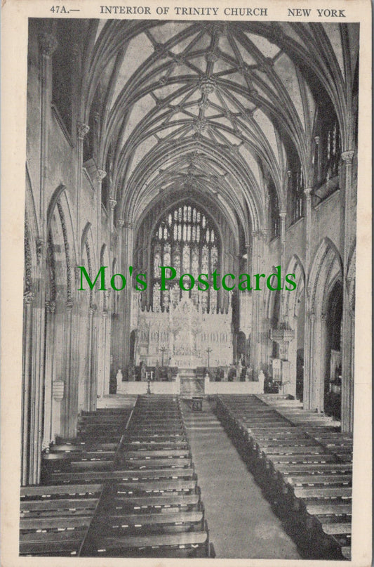 Interior of Trinity Church, New York