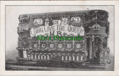 Nottinghamshire Postcard - The Nottingham Illuminated Tram Car Ref.SW9898