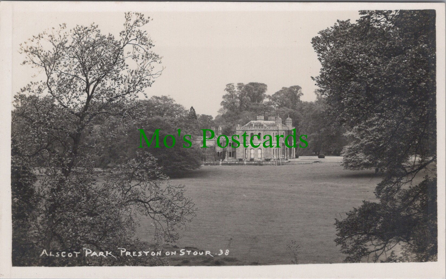 Warwickshire Postcard - Alscot Park, Preston On Stour  Ref.SW9913