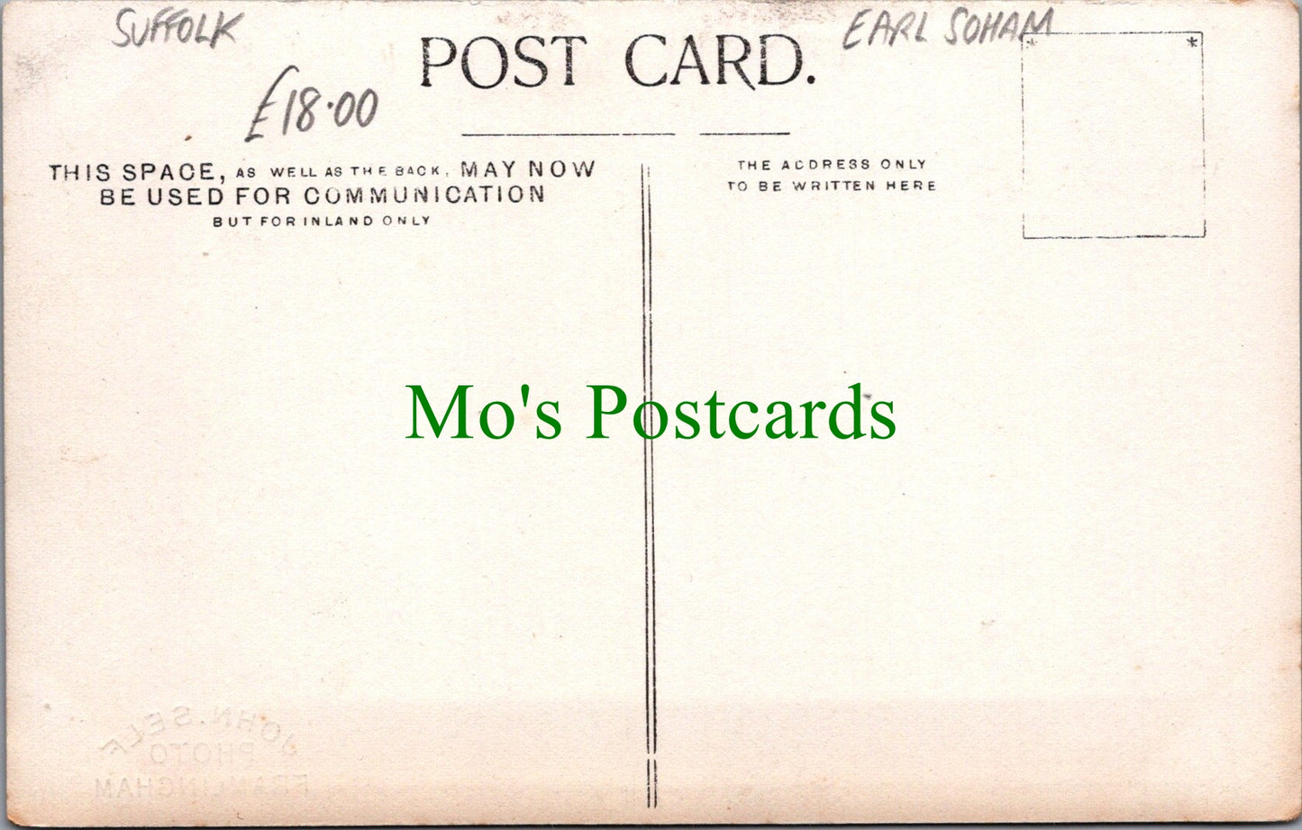 Suffolk Postcard - Earl Soham Village Ref.SW9736