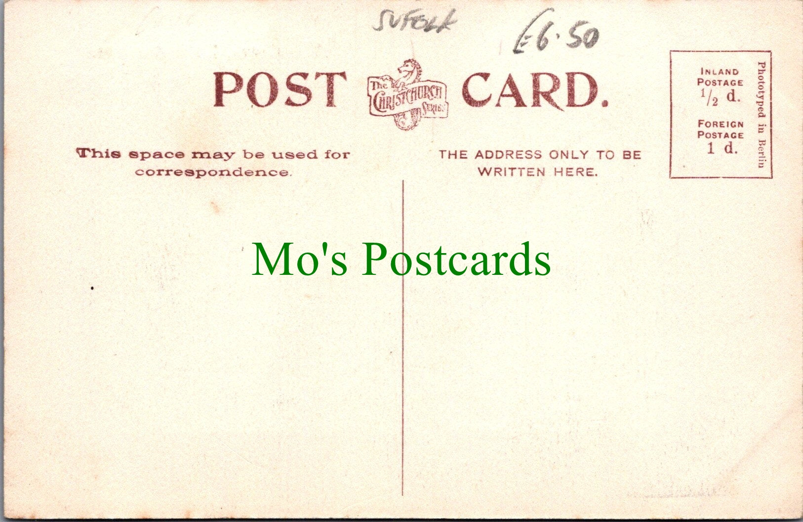 Suffolk Postcard - The Grove, Little Bealings  Ref.SW9738