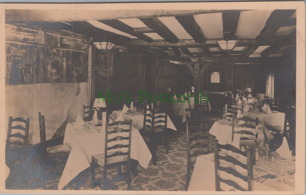Warwickshire Postcard - Coffee Room, White Swan, Stratford-On-Avon HP616