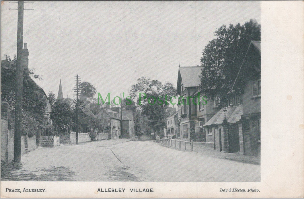 Warwickshire Postcard - Allesley Village  HP630