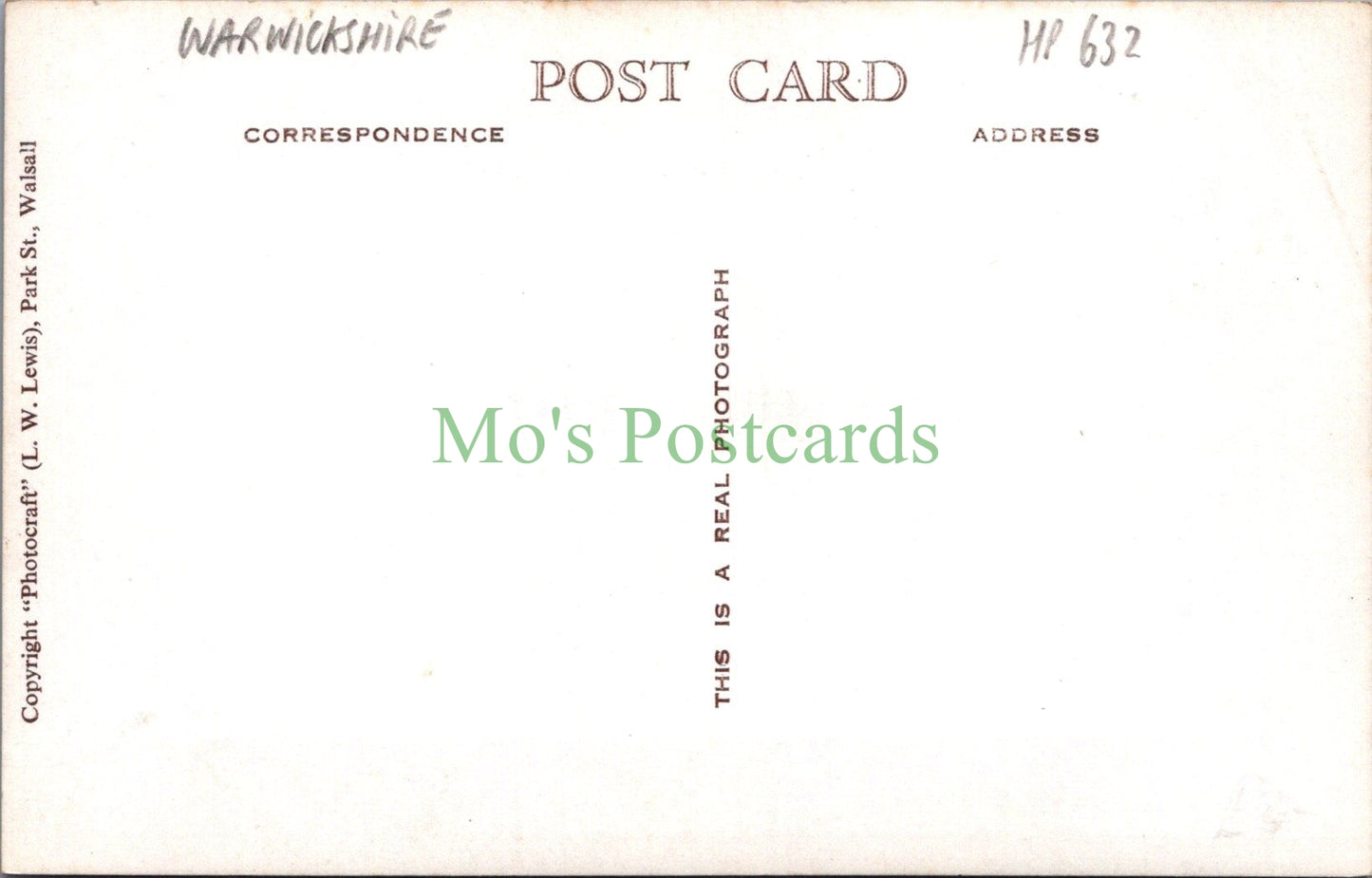 Warwickshire Postcard - Corporation Street, Birmingham HP632