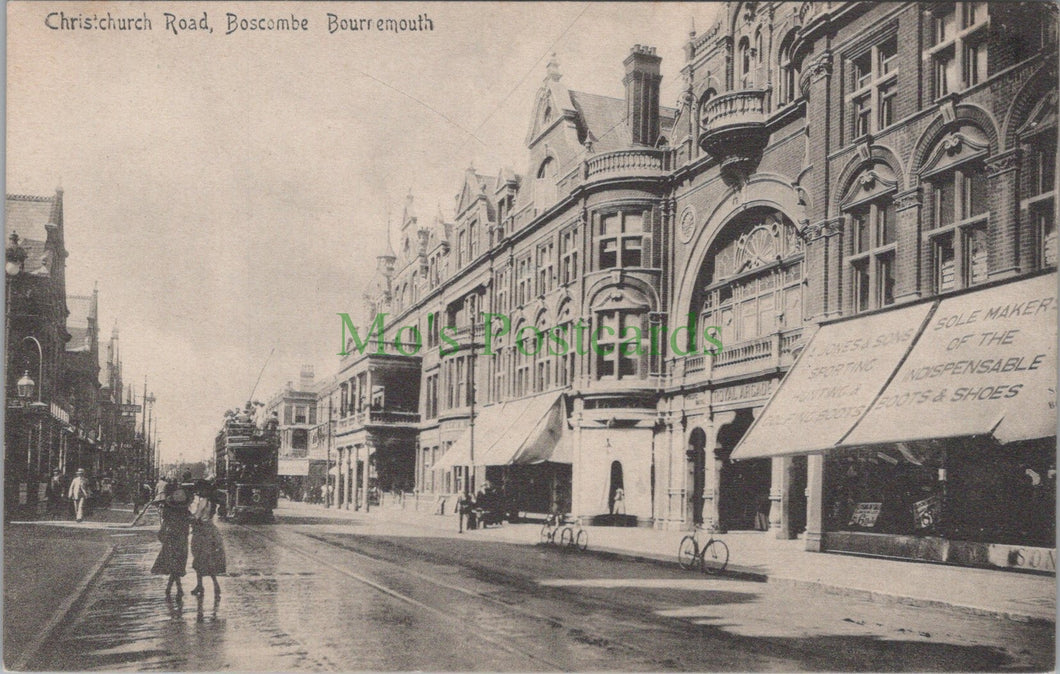 Dorset Postcard - Christchurch Road, Boscombe, Bournemouth HP638