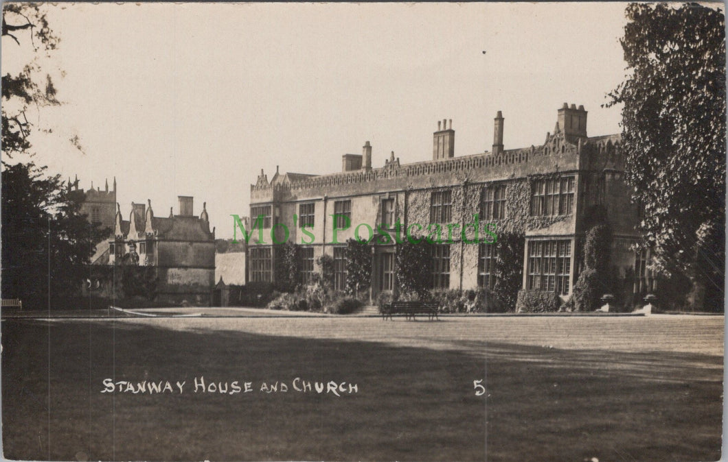 Gloucestershire Postcard - Stanway House and Church HP640A