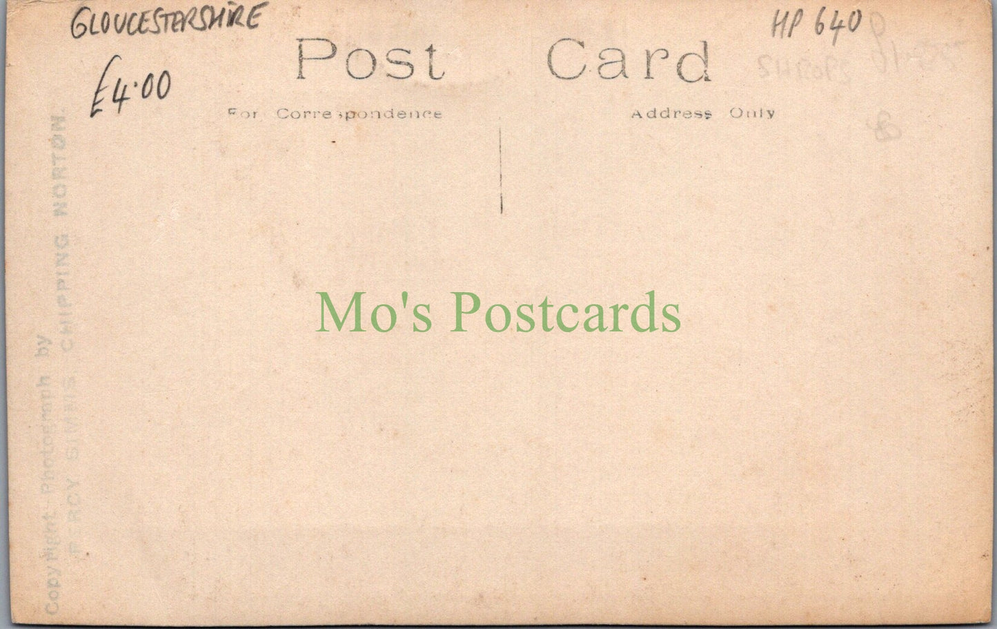 Gloucestershire Postcard - Stanway House and Church HP640A