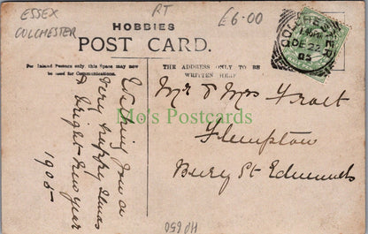 Essex Postcard - Detached House, Posted From Colchester HP650