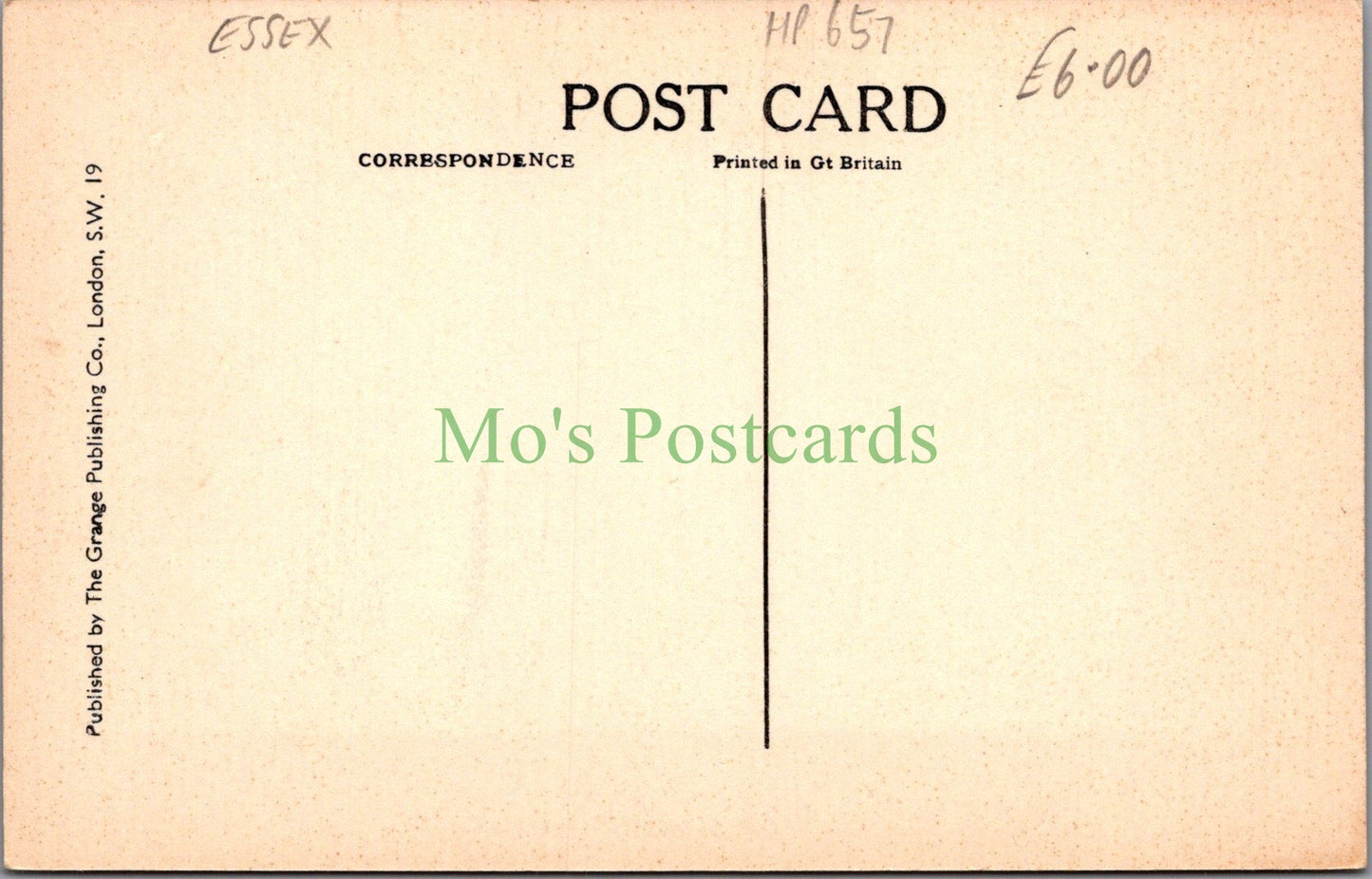 Essex Postcard - Stansted, Mary Macarthur Home, Dining Room HP657