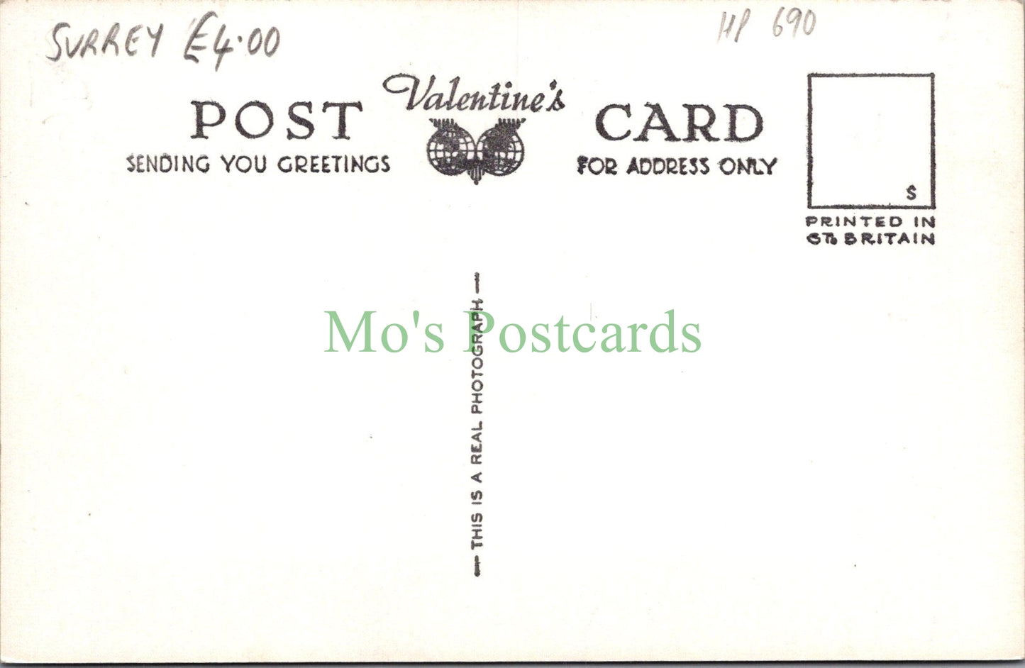 Surrey Postcard - Reigate, The Windmill, Wray Common HP690