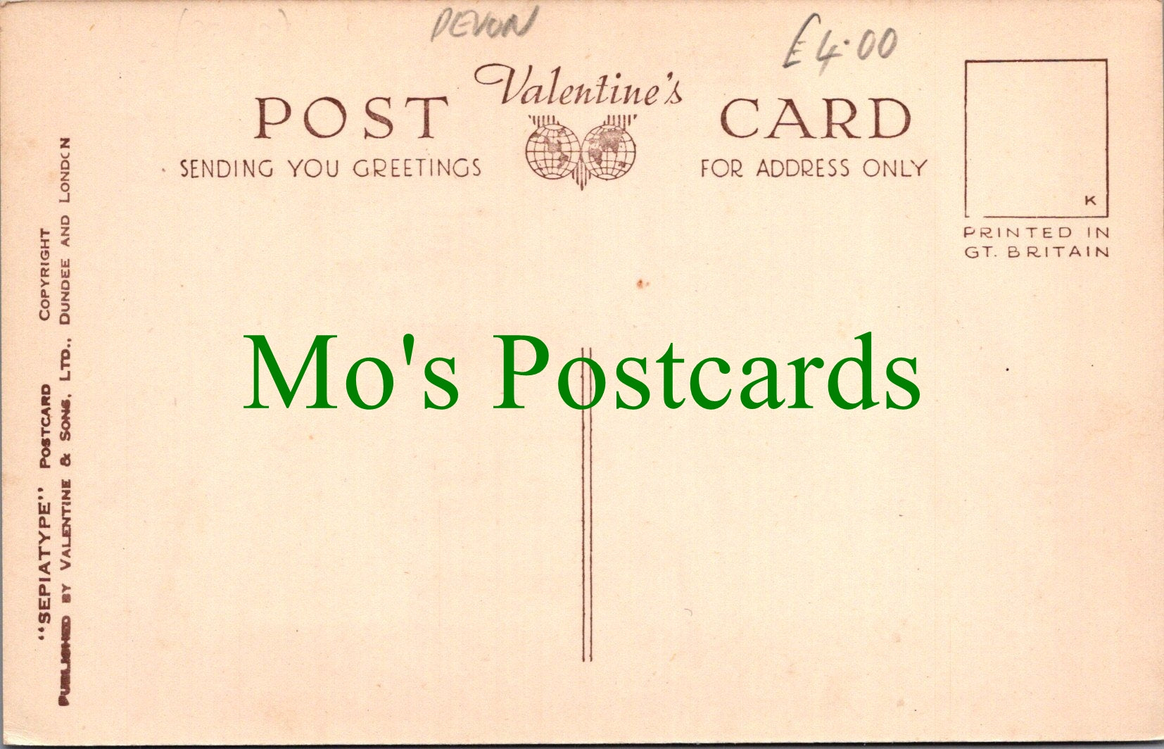Devon Postcard - The Crown Hotel, Shaldon  Ref.SW10133