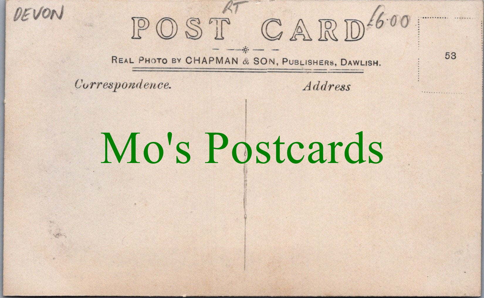 Devon Postcard - North Bovey Village Ref.SW10141