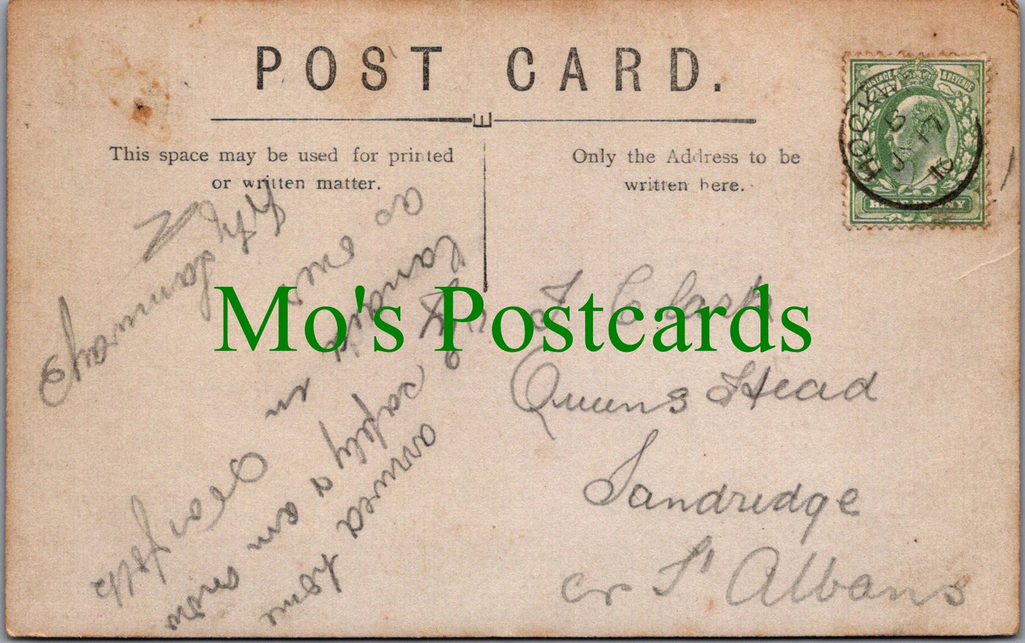 Norfolk Postcard - The Hall, Hockwold  Ref.SW9753